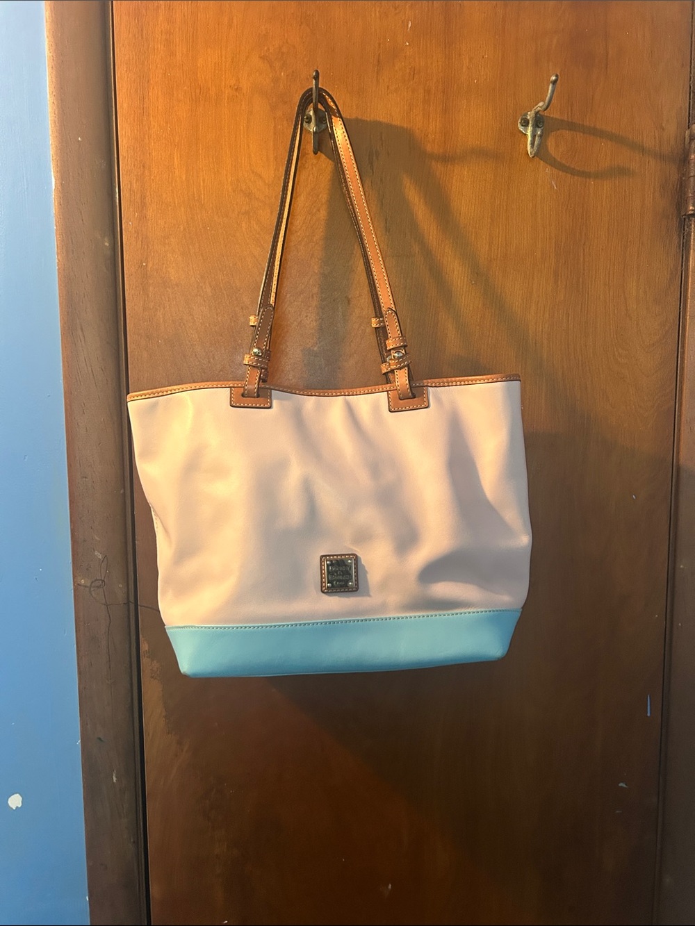 DOONEY & BOURKE  Tote  bubblegum blue and pastel pink
